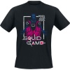 Squid Game Front Man and Guards Tričko černá - Merchstore.cz