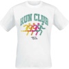 Squid Game Run Club Silhouette Tričko bílá - Merchstore.cz
