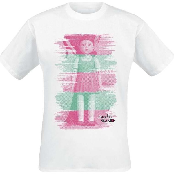 Squid Game Young Hee - Red Light - Green Light Tričko bílá - Merchstore.cz