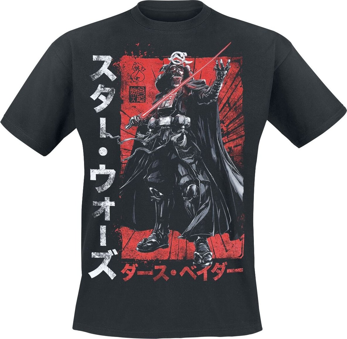 Star Wars Darth Vader Samurai Tričko černá - Merchstore.cz Star Wars Darth Vader Samurai Tričko černá - Merchstore.cz