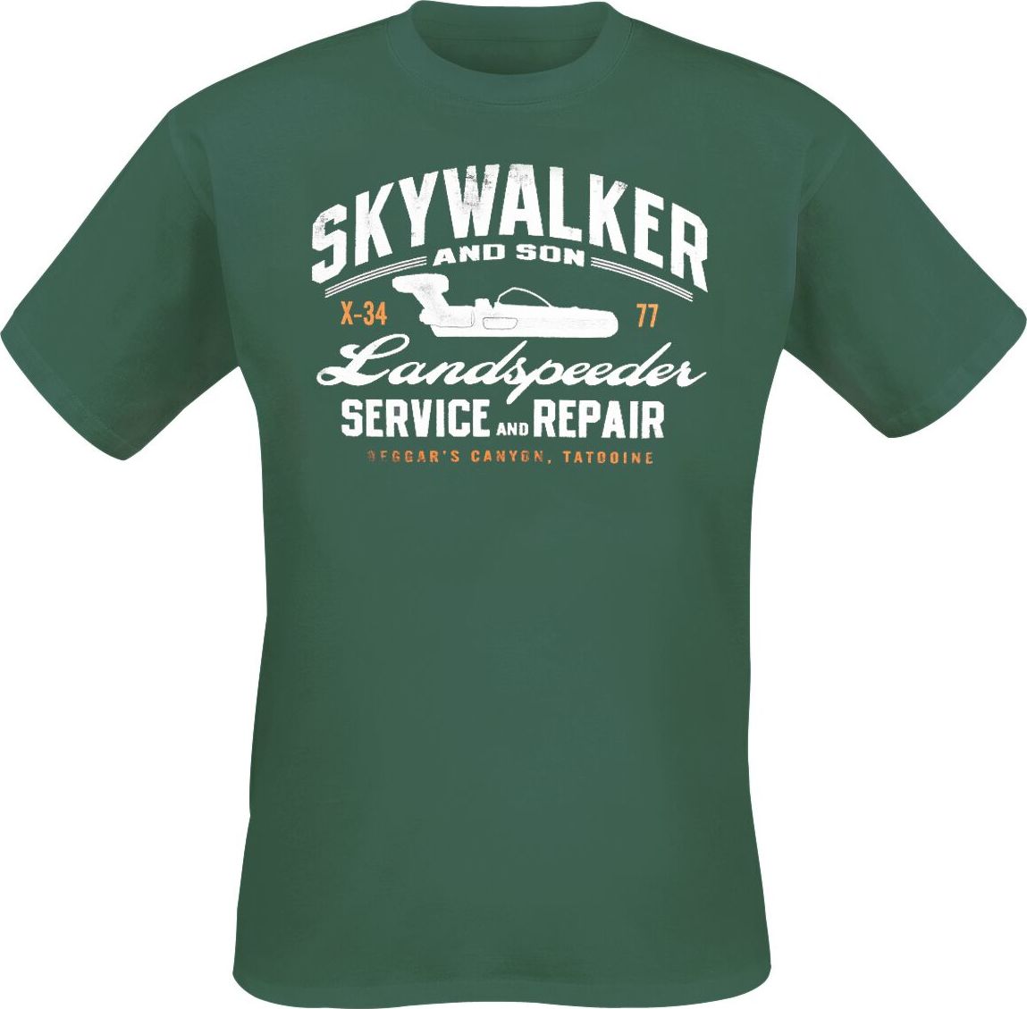Star Wars Skywalker Tričko zelená - Merchstore.cz