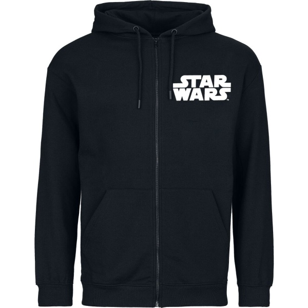 Star Wars The Mandalorian - Grogu Mikina s kapucí na zip černá - Merchstore.cz