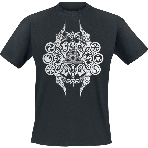 The Legend Of Zelda Emblem Tričko černá - Merchstore.cz
