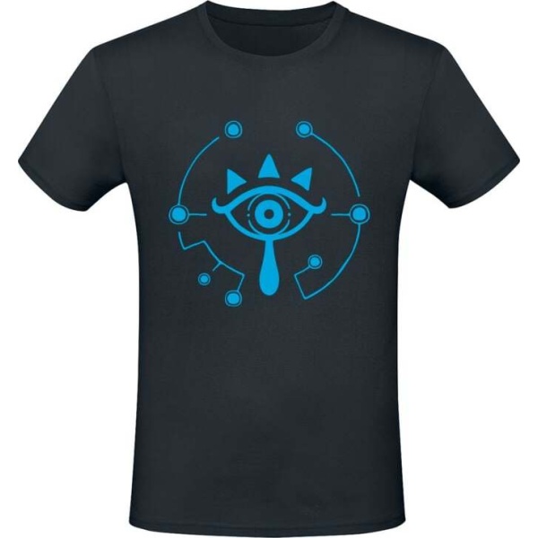 The Legend Of Zelda Sheika Symbol Tričko černá - Merchstore.cz