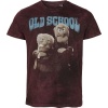 The Muppets Old School Tričko tmavě červená - Merchstore.cz