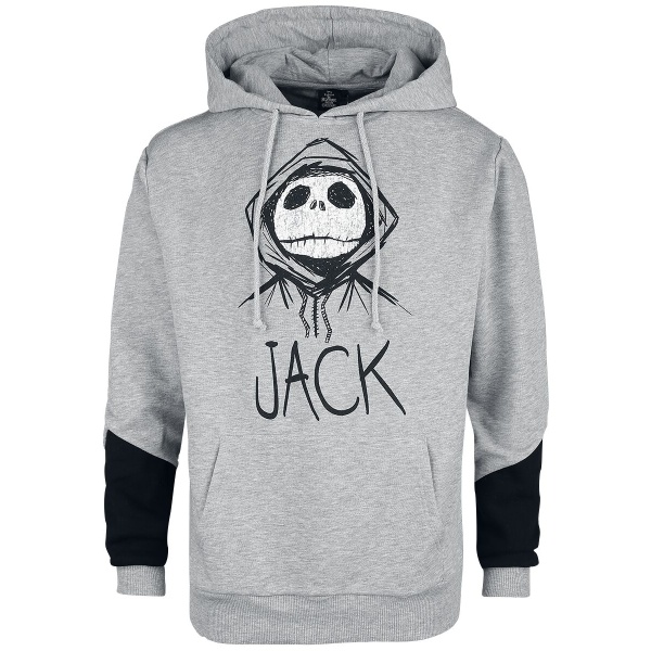 The Nightmare Before Christmas Jack Mikina s kapucí prošedivelá - Merchstore.cz