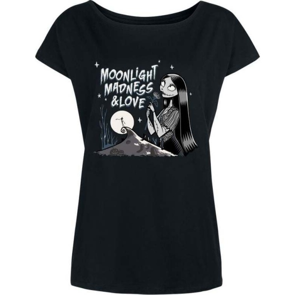 The Nightmare Before Christmas Madness & Love Dámské tričko černá - Merchstore.cz