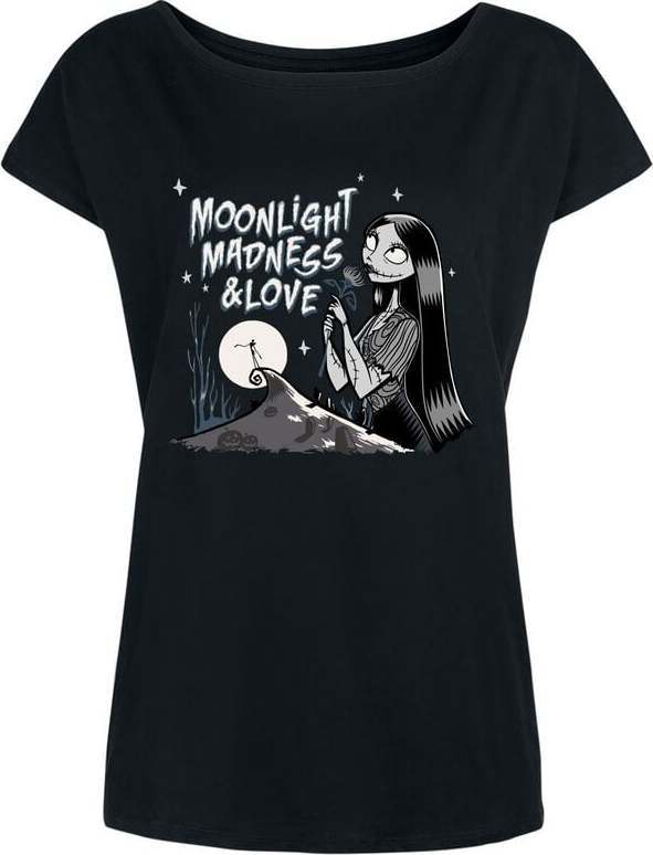 The Nightmare Before Christmas Madness & Love Dámské tričko černá - Merchstore.cz The Nightmare Before Christmas Madness & Love Dámské tričko černá - Merchstore.cz
