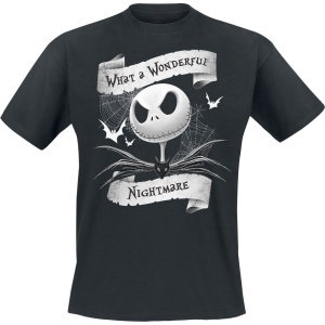 The Nightmare Before Christmas What A Wonderful Nightmare Tričko černá - Merchstore.cz