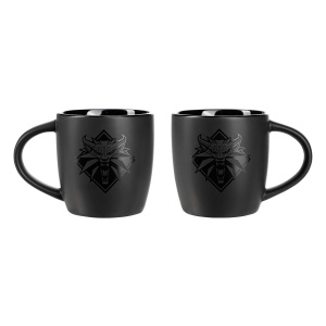The Witcher Wolf Hrnek černá - Merchstore.cz