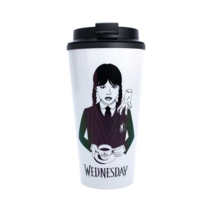 Wednesday Wednesday kávový šálek bílá/cerná - Merchstore.cz