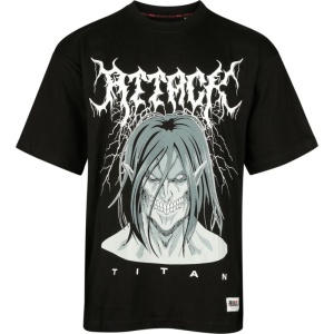 Attack On Titan Eren Jaeger Tričko černá - Merchstore.cz