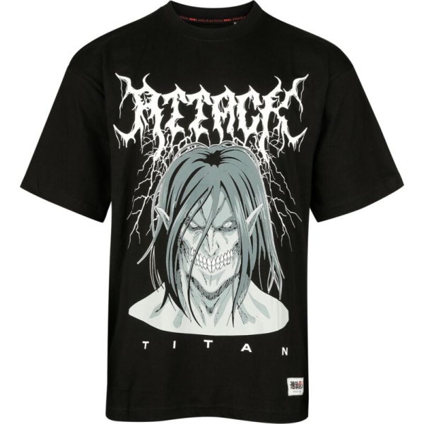 Attack On Titan Eren Jaeger Tričko černá - Merchstore.cz