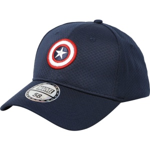 Captain America Captain Amarica Logo Baseballová kšiltovka tmavě modrá - Merchstore.cz