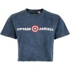 Captain America Captain Logo Dámské tričko modrá - Merchstore.cz