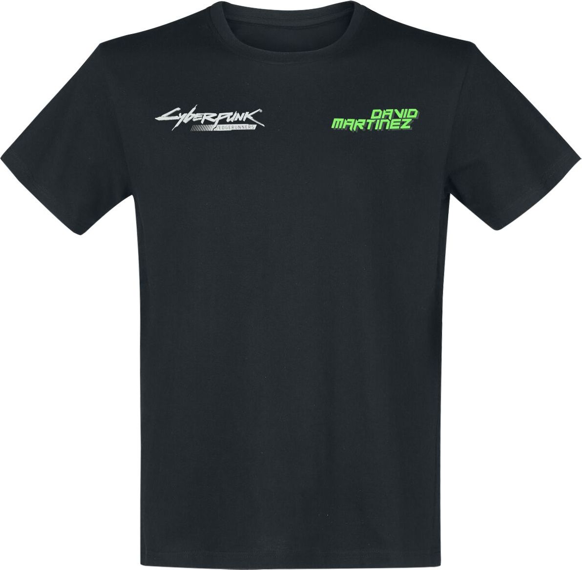Cyberpunk Edgerunners - David Spine Tričko černá - Merchstore.cz Cyberpunk Edgerunners - David Spine Tričko černá - Merchstore.cz
