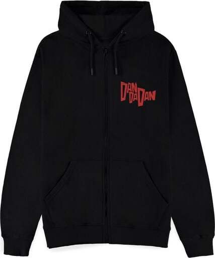 Dan Da Dan Turbo Granny Mikina s kapucí na zip černá - Merchstore.cz Dan Da Dan Turbo Granny Mikina s kapucí na zip černá - Merchstore.cz