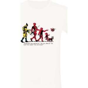 Deadpool Deadpool And Wolverine - Can You Imagine Tričko bílá - Merchstore.cz