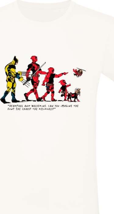 Deadpool Deadpool And Wolverine - Can You Imagine Tričko bílá - Merchstore.cz Deadpool Deadpool And Wolverine - Can You Imagine Tričko bílá - Merchstore.cz
