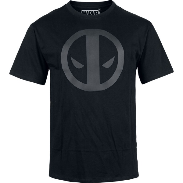 Deadpool Marvel - Deadpool - Logo Tričko černá - Merchstore.cz