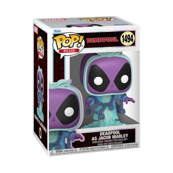Deadpool Vinylová figurka č.1494 Deadpool as Jacob Marley Sberatelská postava standard - Merchstore.cz