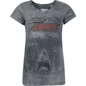 Der weisse Hai Jaws - Comic Dámské tričko šedá - Merchstore.cz