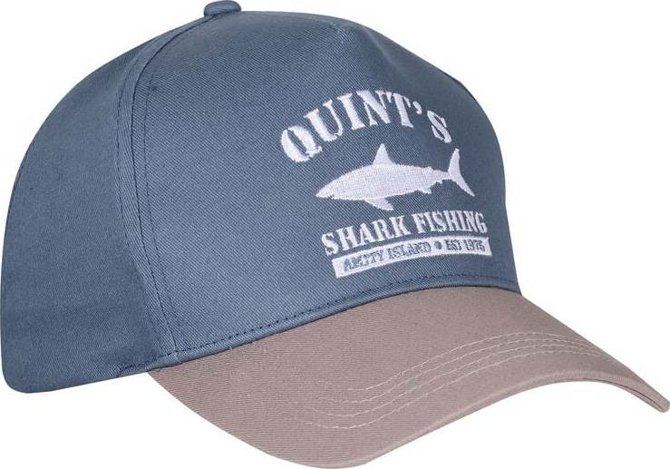 Der weisse Hai Jaws - Quints Shark Fishing kšiltovka modrá - Merchstore.cz Der weisse Hai Jaws - Quints Shark Fishing kšiltovka modrá - Merchstore.cz