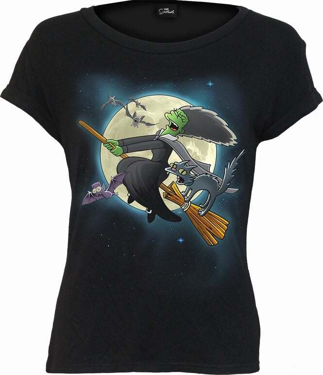 Die Simpsons Marge Witch Dámské tričko černá - Merchstore.cz Die Simpsons Marge Witch Dámské tričko černá - Merchstore.cz