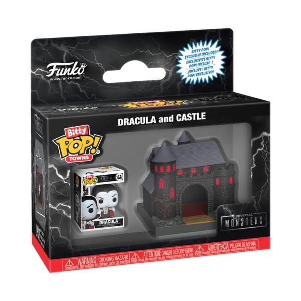 Dracula Vinylová figurka Dracula´s Castle Universal Monsters (Bitty Pop! Town) Sberatelská postava standard - Merchstore.cz