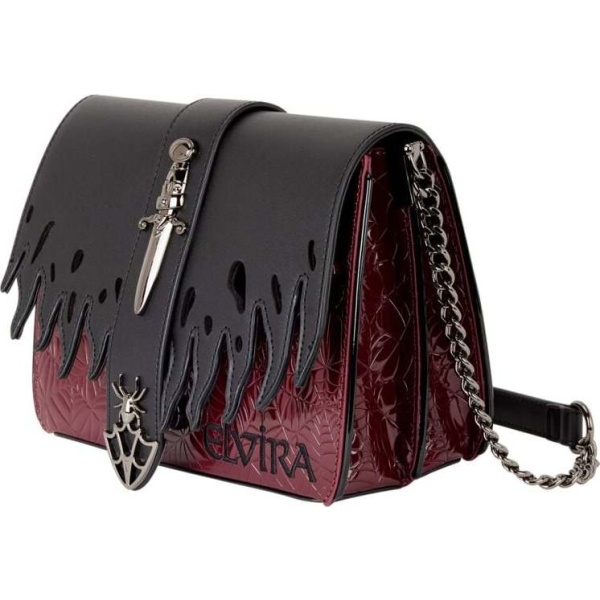 Elvira Loungefly - Elvira Dolch Taška pres rameno cerná/cervená - Merchstore.cz