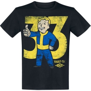 Fallout Vault 33 Tričko černá - Merchstore.cz
