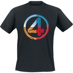 Fantastic Four Element Logo Tričko černá - Merchstore.cz
