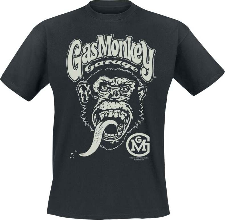 Gas Monkey Garage Big Brand Logo Tričko černá - Merchstore.cz Gas Monkey Garage Big Brand Logo Tričko černá - Merchstore.cz