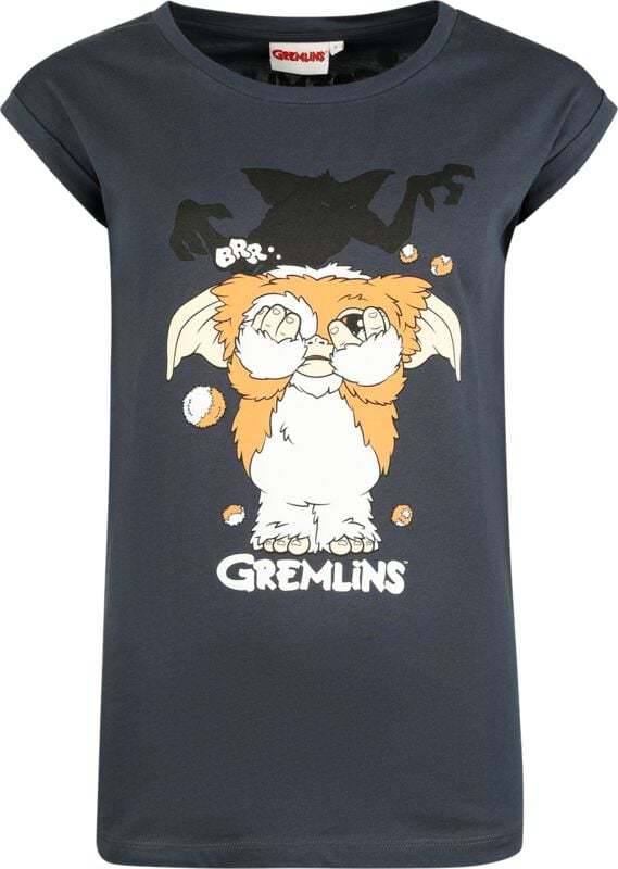 Gremlins Gizmo Dámské tričko tmavě šedá - Merchstore.cz Gremlins Gizmo Dámské tričko tmavě šedá - Merchstore.cz