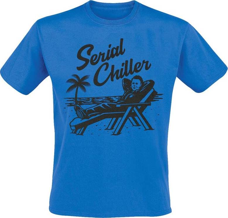 Halloween Michael Myers - Serial Chiller Tričko modrá - Merchstore.cz Halloween Michael Myers - Serial Chiller Tričko modrá - Merchstore.cz