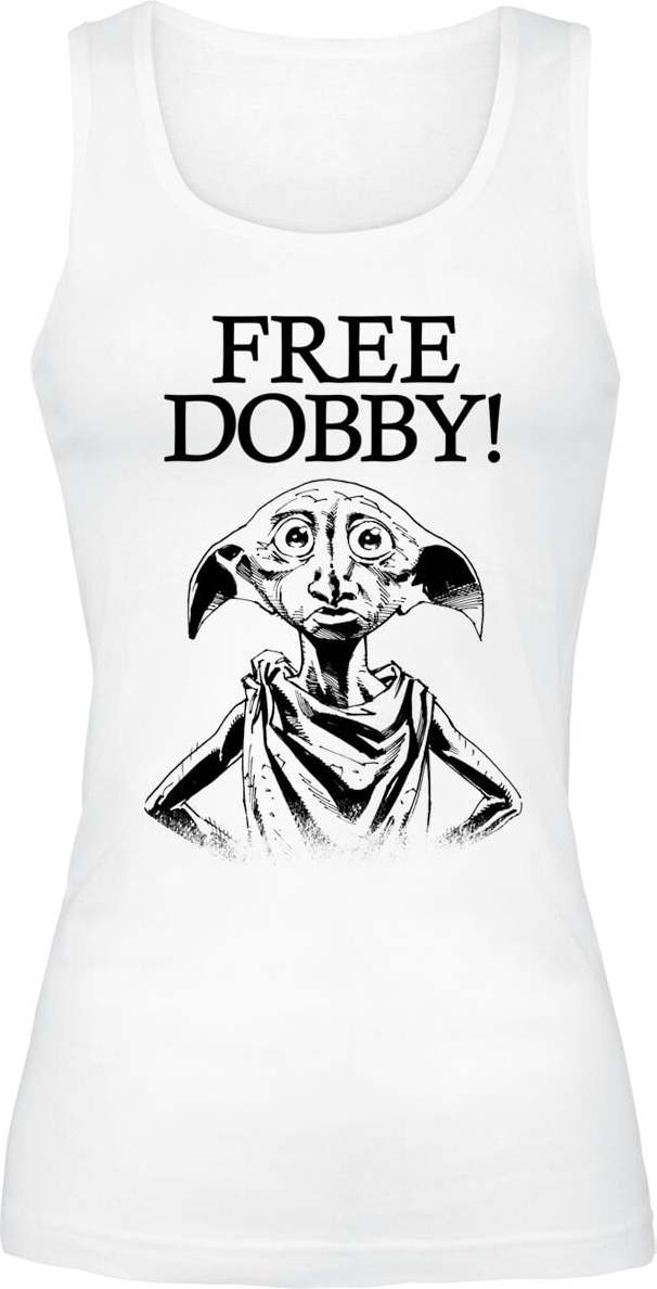Harry Potter Free Dobby Dámský top bílá - Merchstore.cz Harry Potter Free Dobby Dámský top bílá - Merchstore.cz