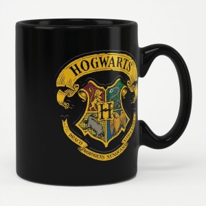 Harry Potter Hogwart's Crest Hrnek černá - Merchstore.cz