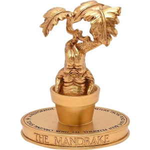 Harry Potter Mandrake Socha zlatá - Merchstore.cz