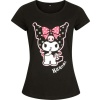 Hello Kitty Hello Kitty and Friends - Kuromi Dámské tričko černá - Merchstore.cz
