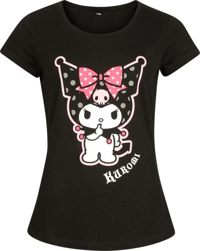 Hello Kitty Hello Kitty and Friends - Kuromi Dámské tričko černá - Merchstore.cz Hello Kitty Hello Kitty and Friends - Kuromi Dámské tričko černá - Merchstore.cz