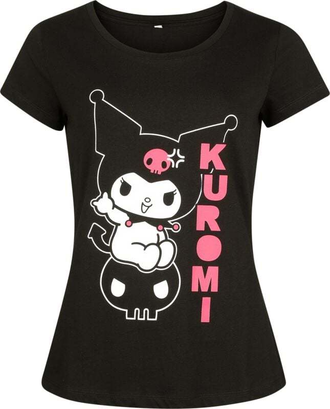 Hello Kitty Hello Kitty and Friends - Kuromi Dámské tričko černá - Merchstore.cz Hello Kitty Hello Kitty and Friends - Kuromi Dámské tričko černá - Merchstore.cz