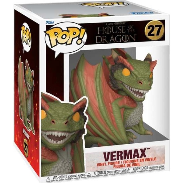 House Of The Dragon Vinylová figurka č.27 Vermax (Super Pop!) Sberatelská postava standard - Merchstore.cz