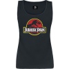 Jurassic Park Classic Logo Dámský top černá - Merchstore.cz