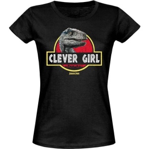 Jurassic Park Clever Girl Dámské tričko černá - Merchstore.cz