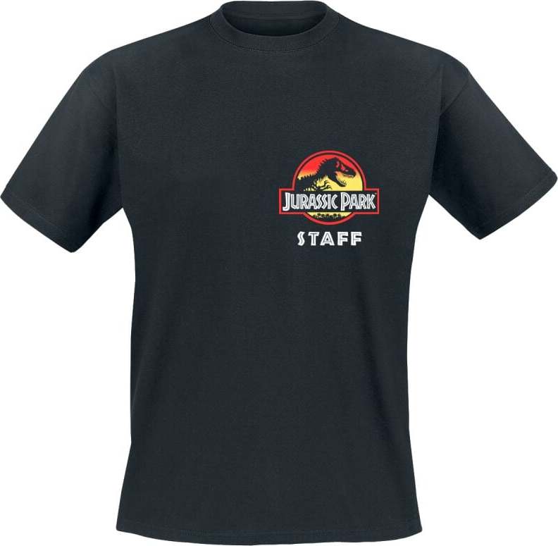 Jurassic Park Park Ranger Tričko černá - Merchstore.cz Jurassic Park Park Ranger Tričko černá - Merchstore.cz