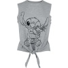 Lilo & Stitch Cuddling Dámský top prošedivelá - Merchstore.cz