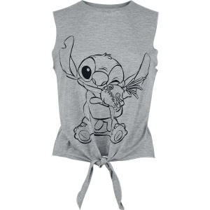 Lilo & Stitch Cuddling Dámský top prošedivelá - Merchstore.cz