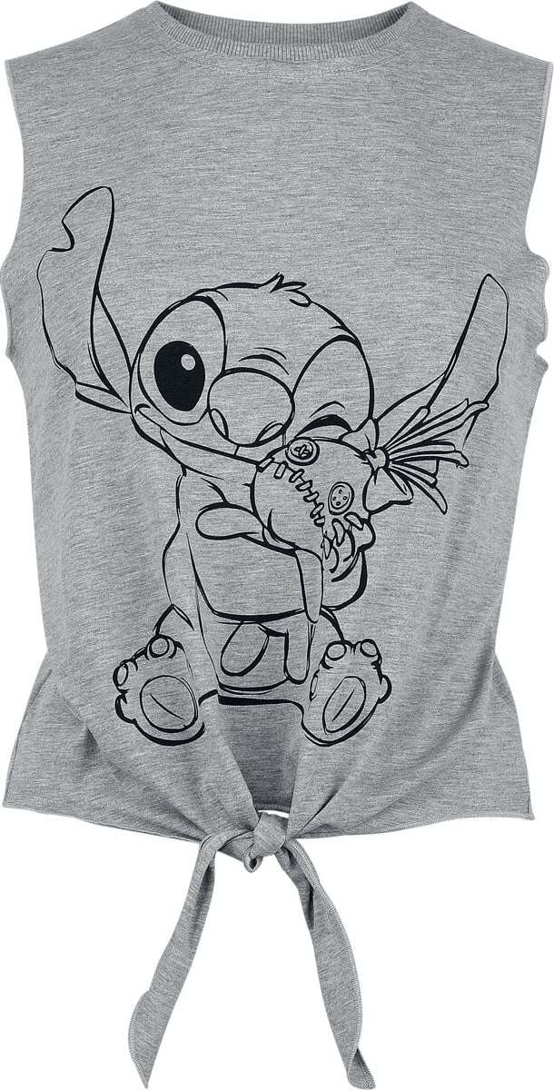 Lilo & Stitch Cuddling Dámský top prošedivelá - Merchstore.cz Lilo & Stitch Cuddling Dámský top prošedivelá - Merchstore.cz
