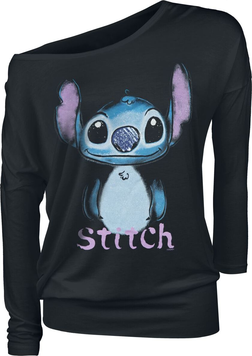 Lilo & Stitch Graffiti Dámské tričko s dlouhými rukávy černá - Merchstore.cz Lilo & Stitch Graffiti Dámské tričko s dlouhými rukávy černá - Merchstore.cz