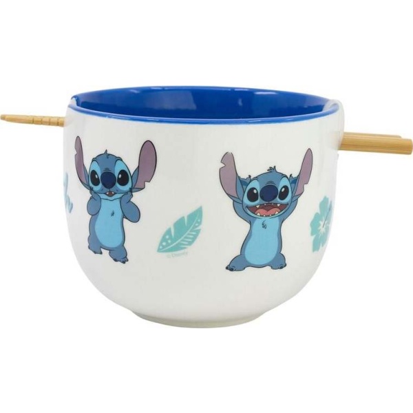 Lilo & Stitch Miska na ramen s hůlkami Stitch Podnosy vícebarevný - Merchstore.cz